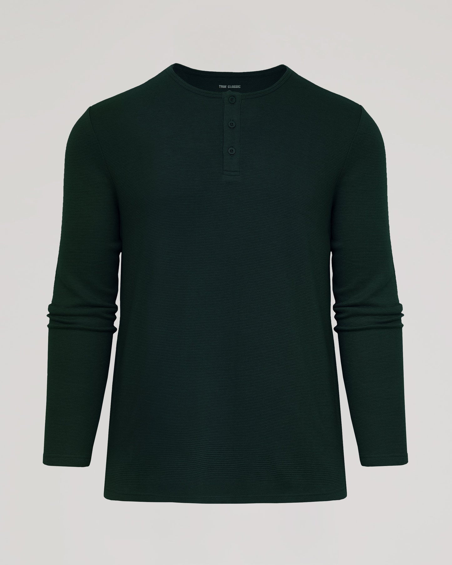 Kale Waffle Long Sleeve Henley