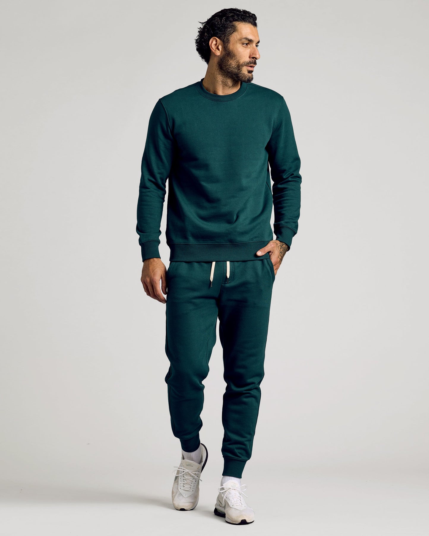 Emerald Pullover Fleece Crew & Jogger 2-Pack