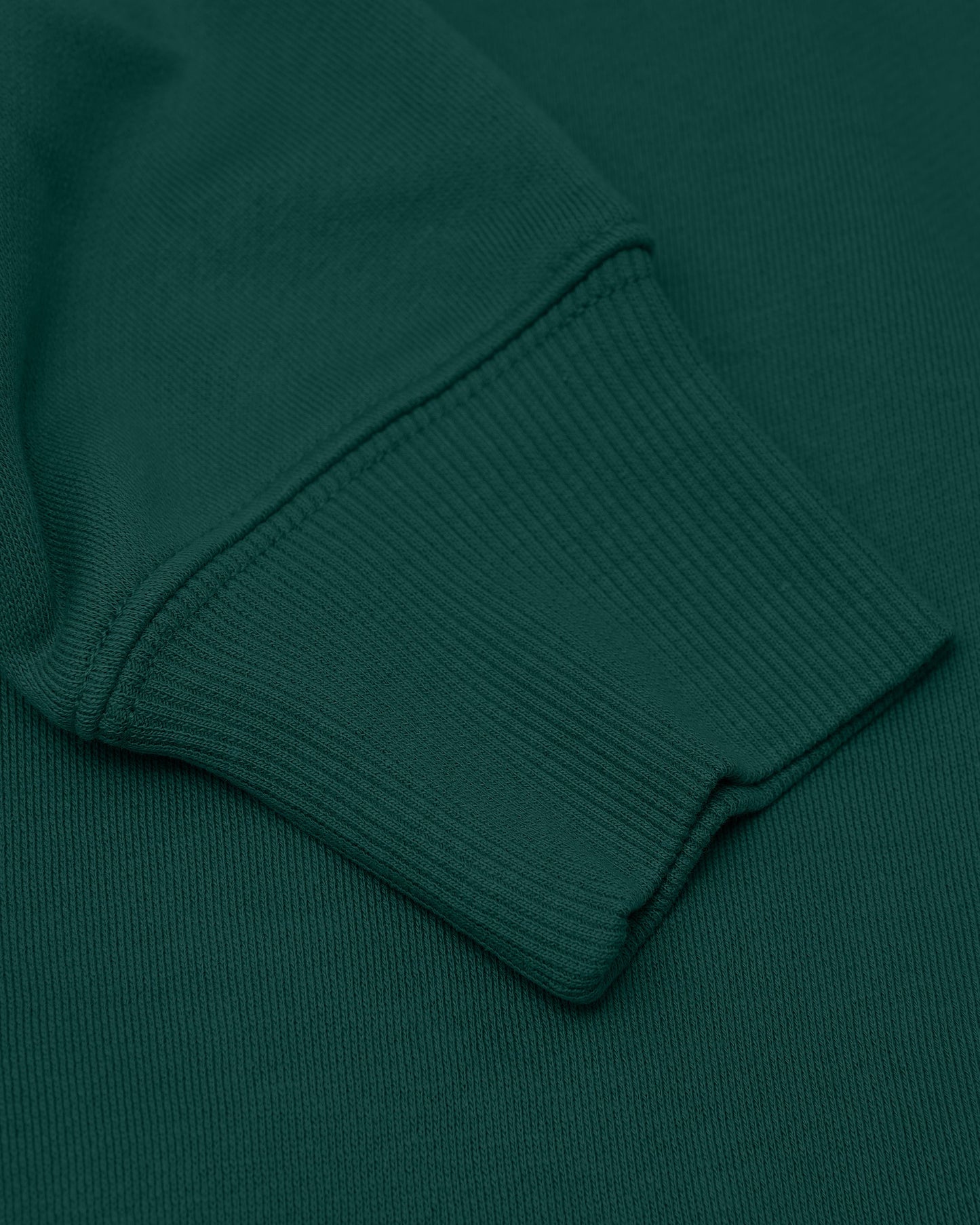 Emerald Fleece French Terry Pullover Crew Neck