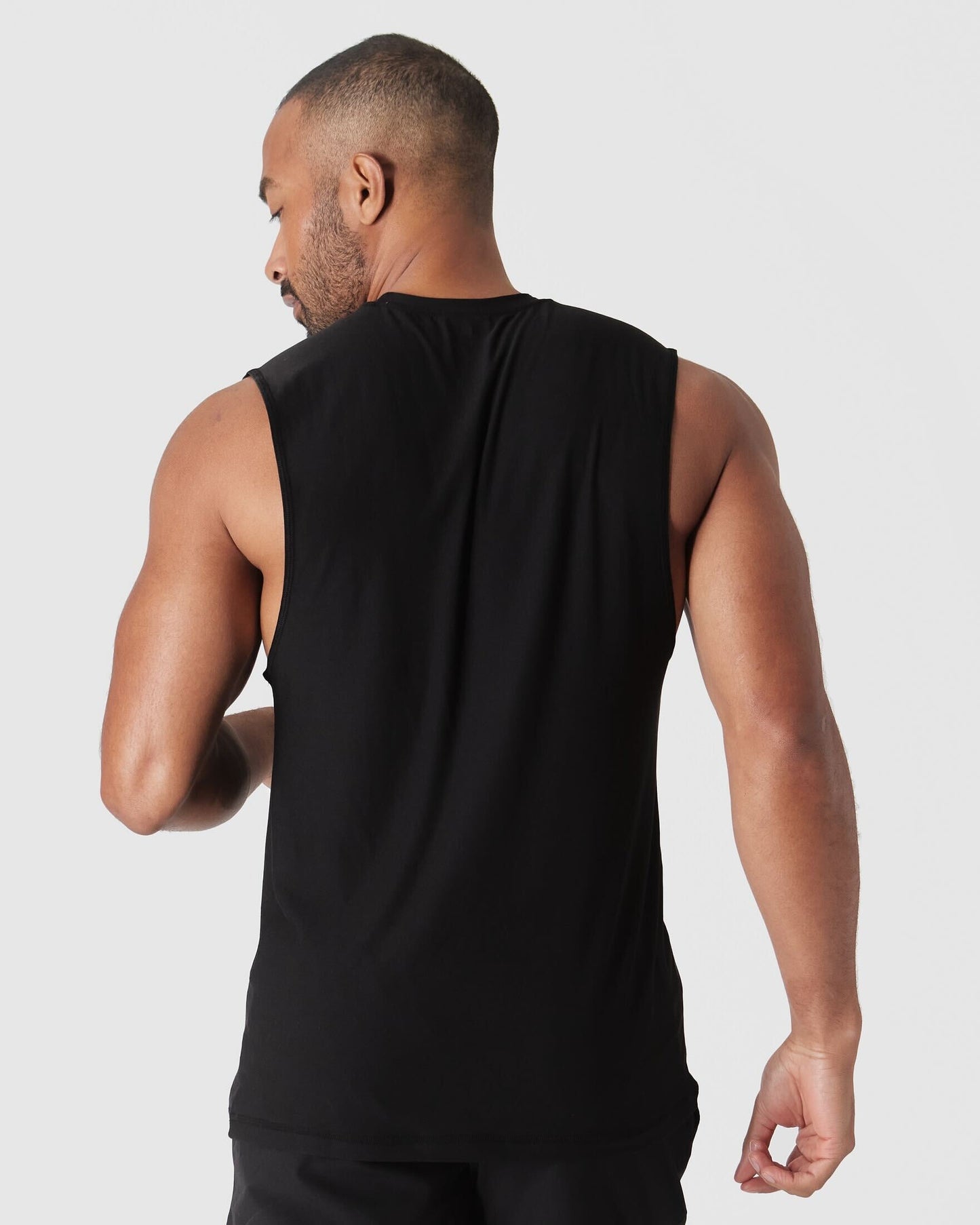 Black Sleeveless Active Muscle Tee 3-Pack