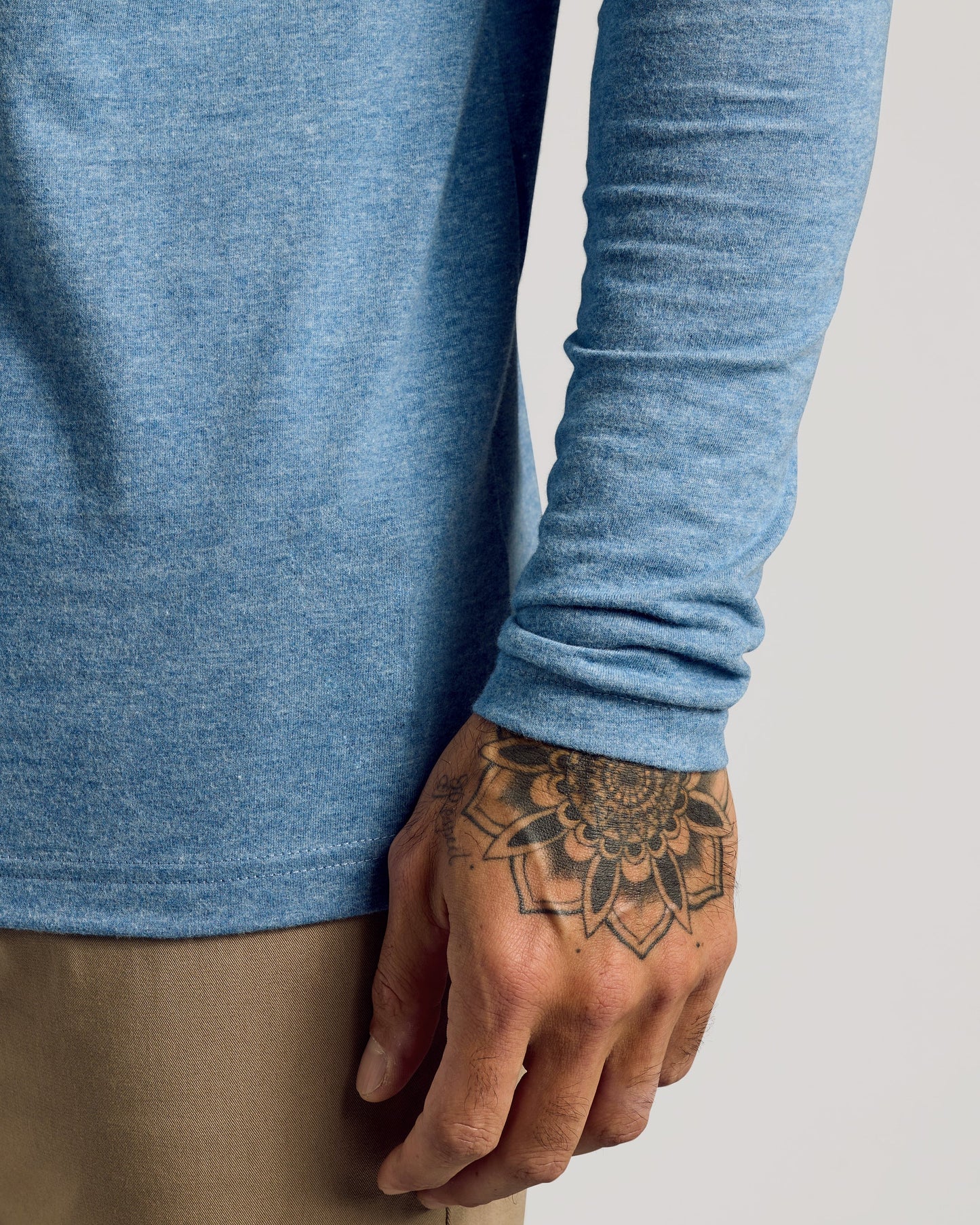Heather Indigo Tall Long Sleeve T-Shirt