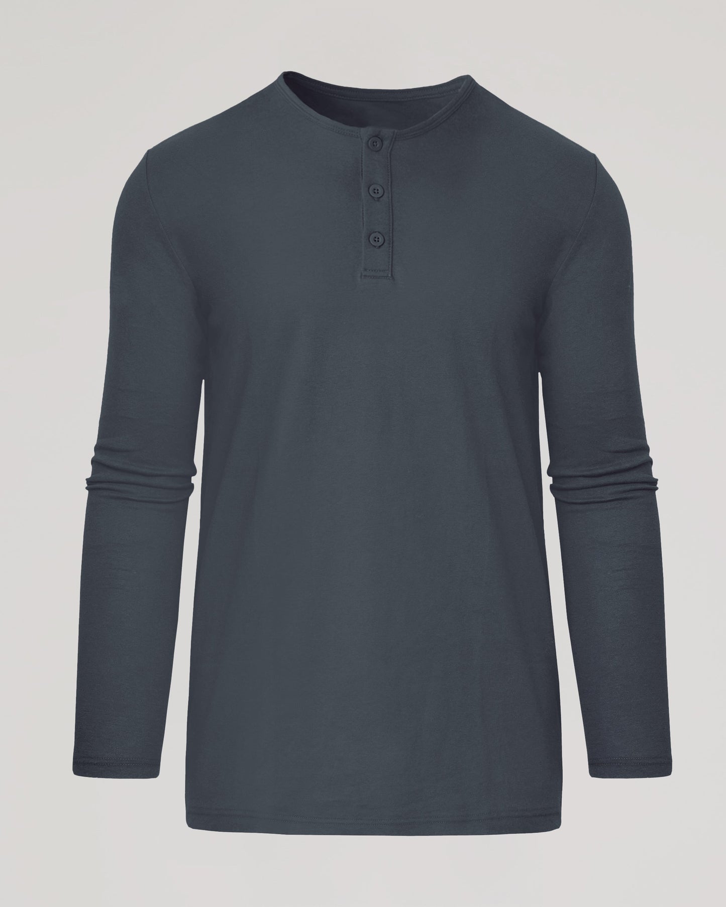 Carbon Long Sleeve Tall Classic Henley