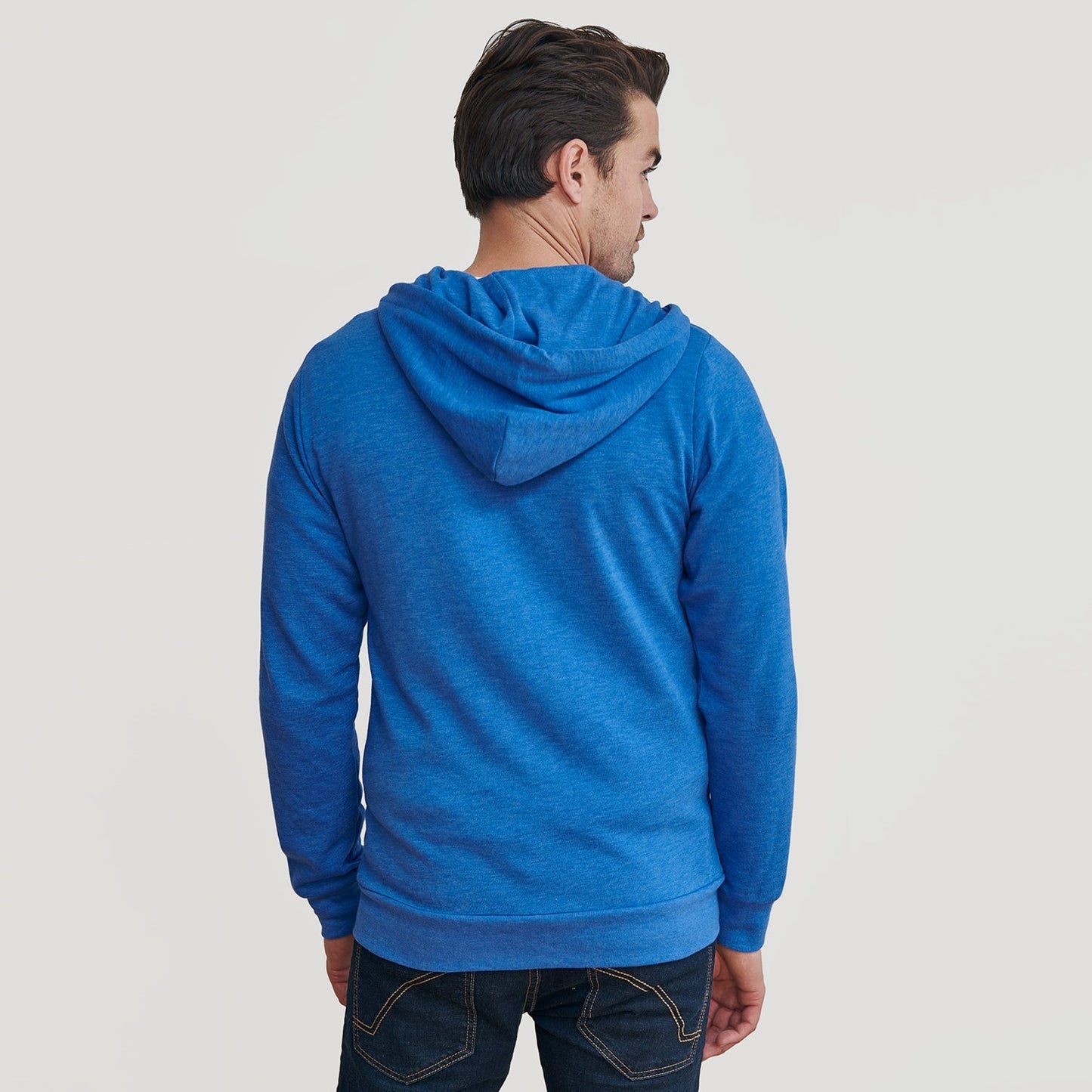 Pacific Blue Fleece Zip Hoodie