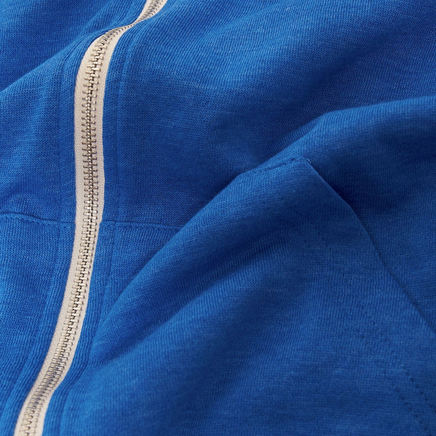 Pacific Blue Fleece Zip Hoodie