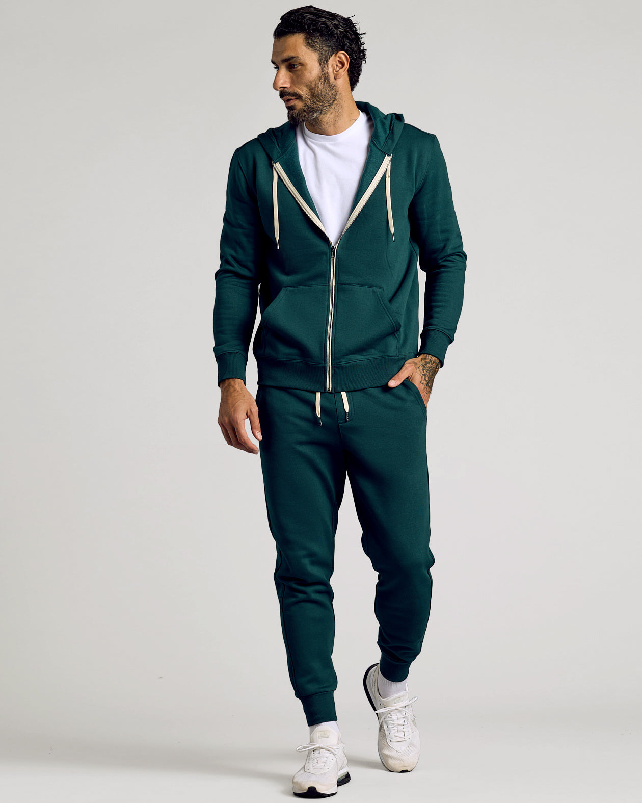 Emerald Full Zip Fleece Hoodie & Jogger 2-Pack