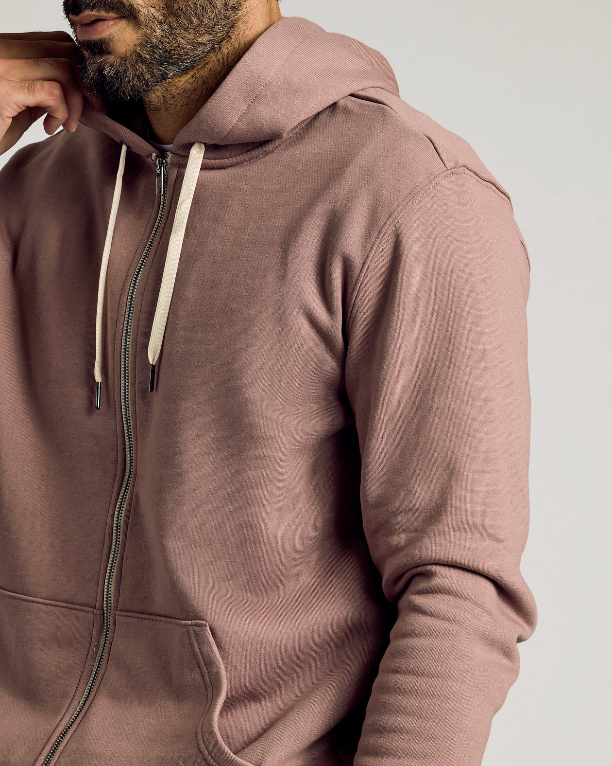 Slate Mauve Full Zip Fleece Hoodie & Jogger 2-Pack