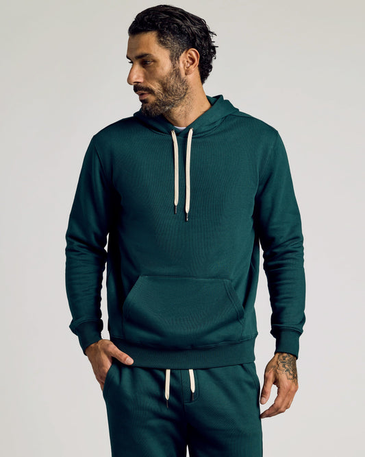 Emerald Fleece French Terry Pullover Hoodie