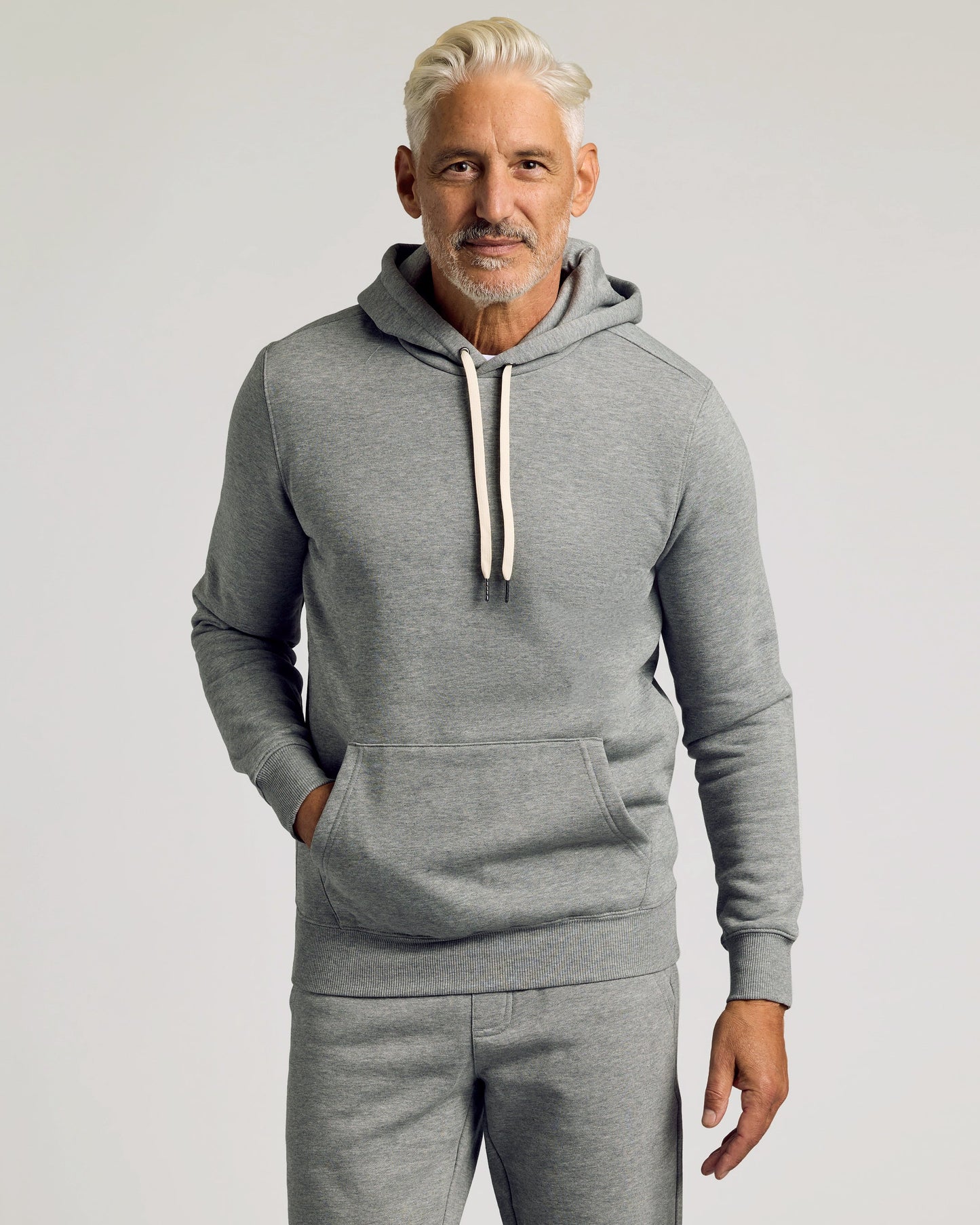 Dark Heather Gray Pullover Fleece Hoodie & Jogger 2-Pack