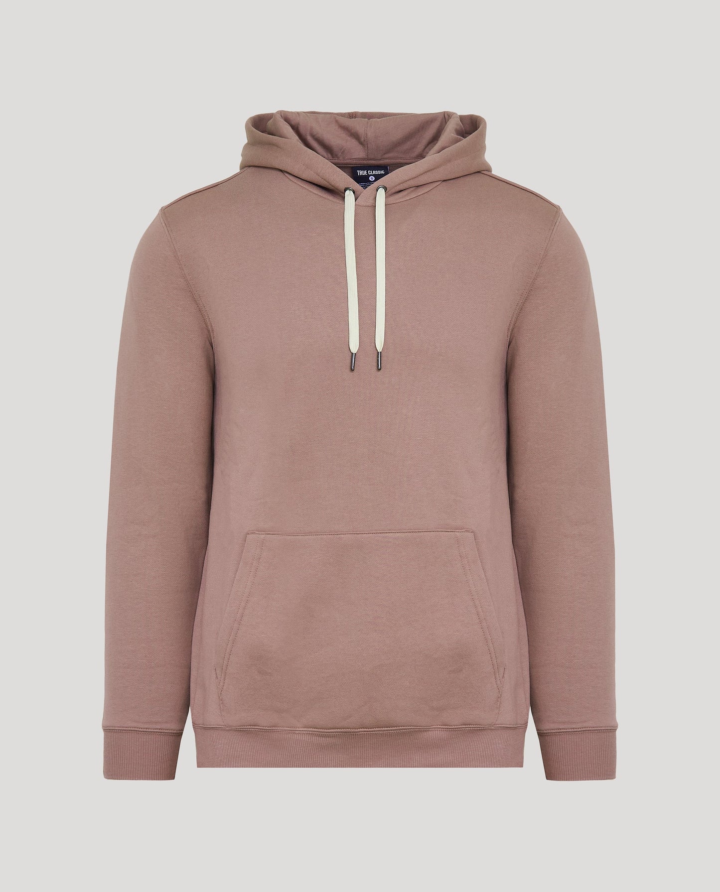 Slate Mauve Fleece French Terry Pullover Hoodie