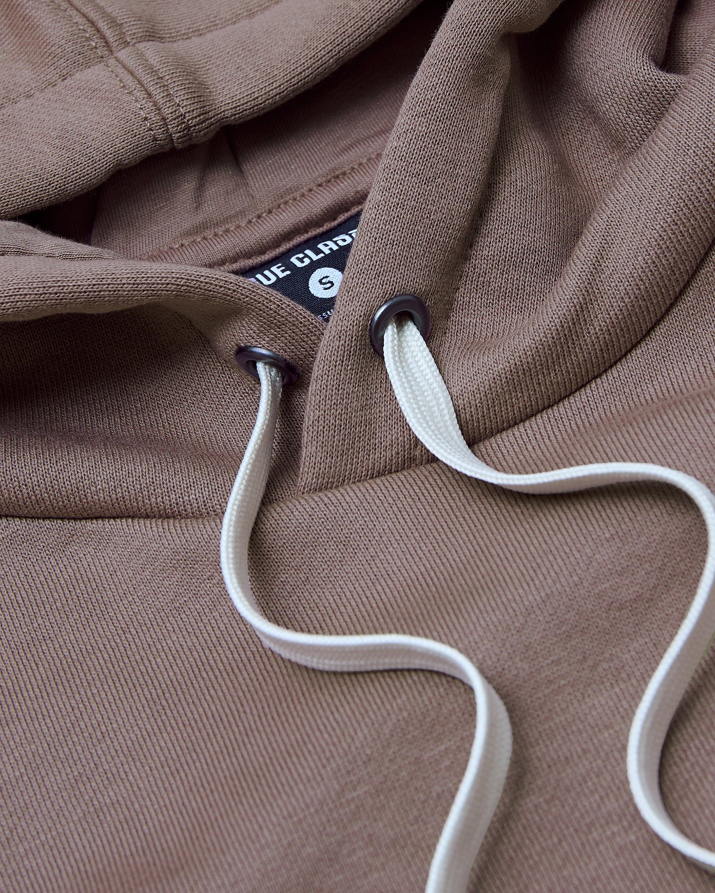 Slate Mauve Fleece French Terry Pullover Hoodie