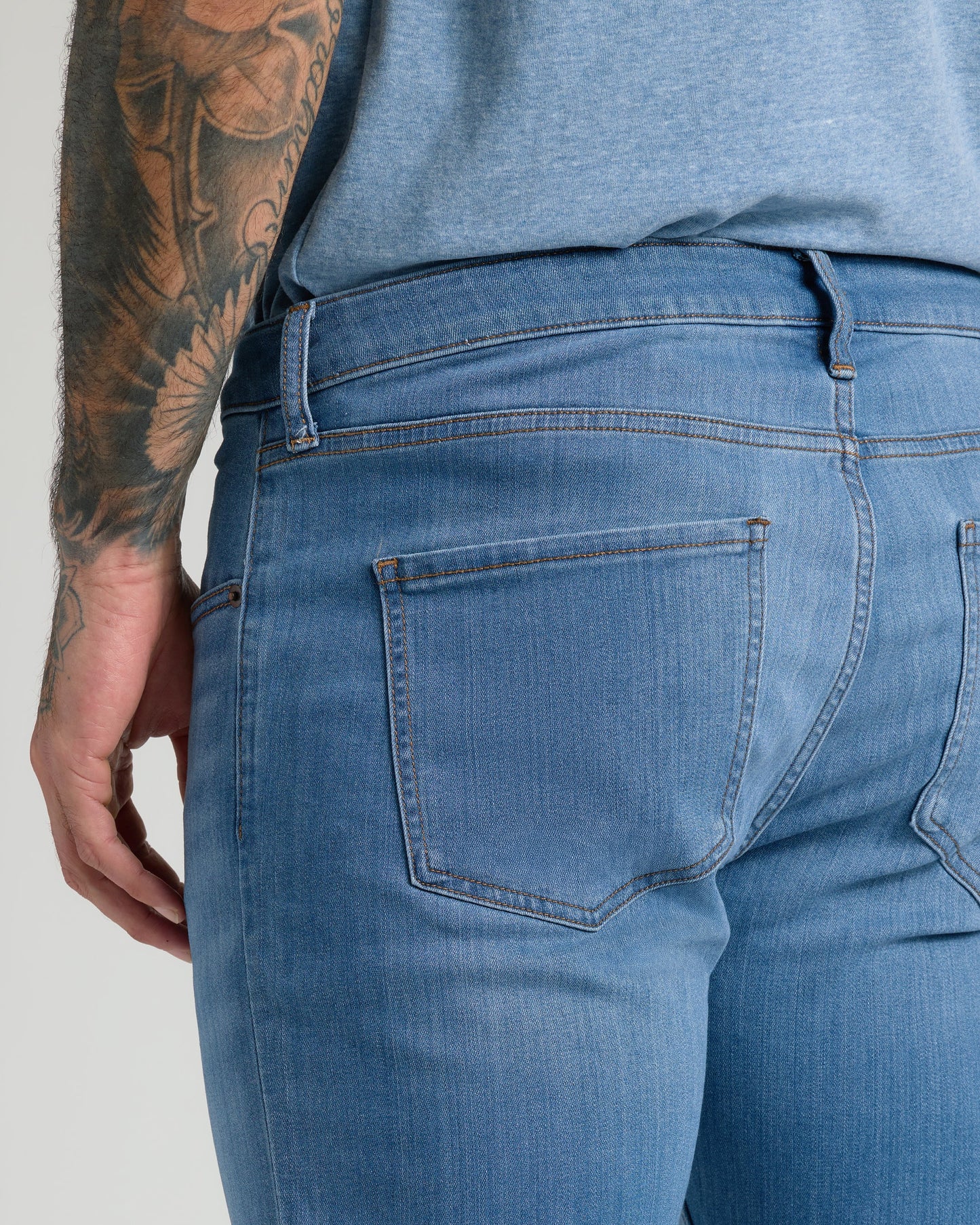 Medium Indigo Wash Slim Comfort Stretch Jeans