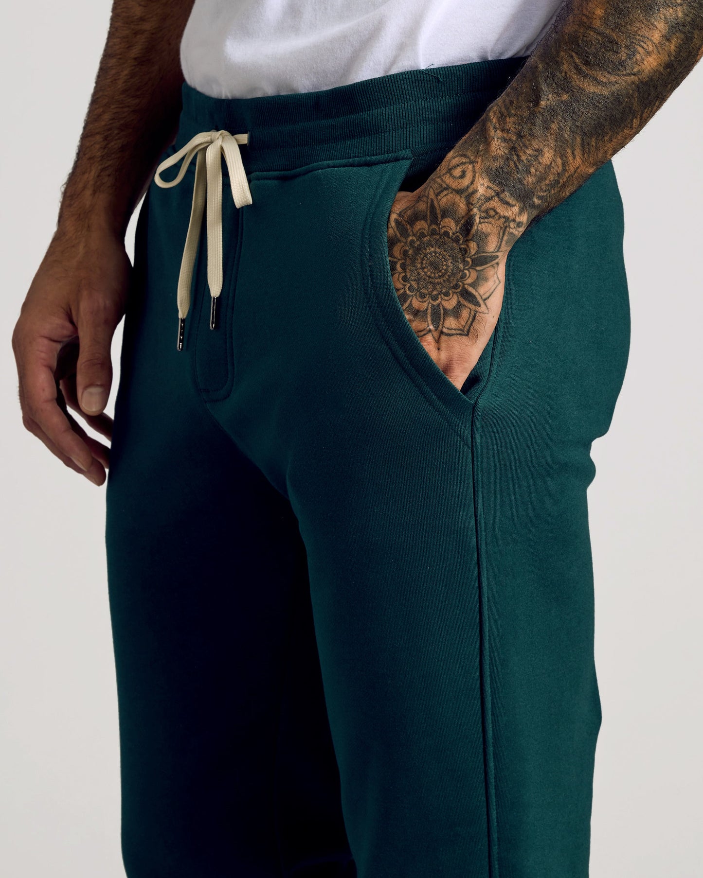 Emerald Fleece French Terry Joggers