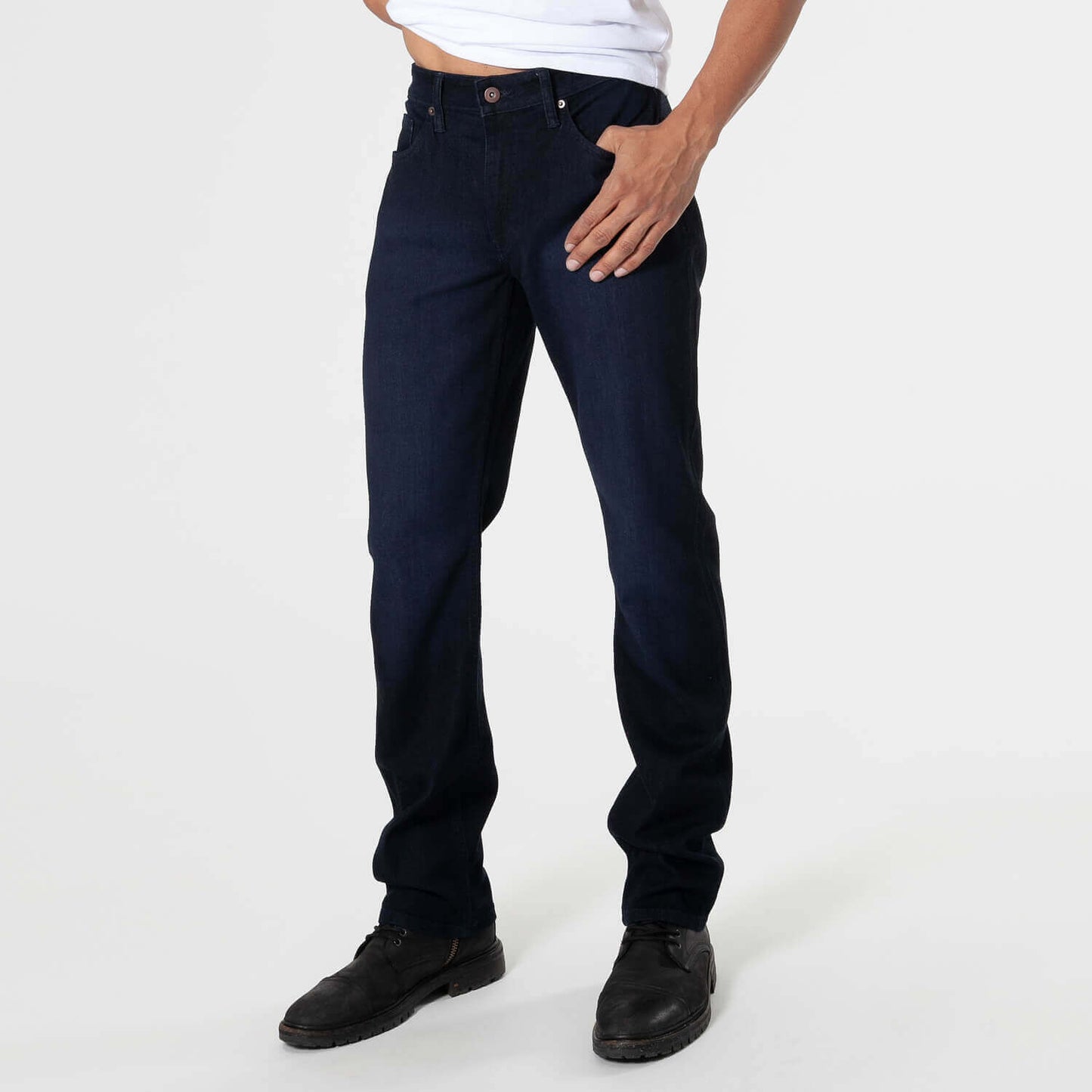 Trial Crew & Indigo Wash Straight Comfort Stretch Jeans 3-Pack