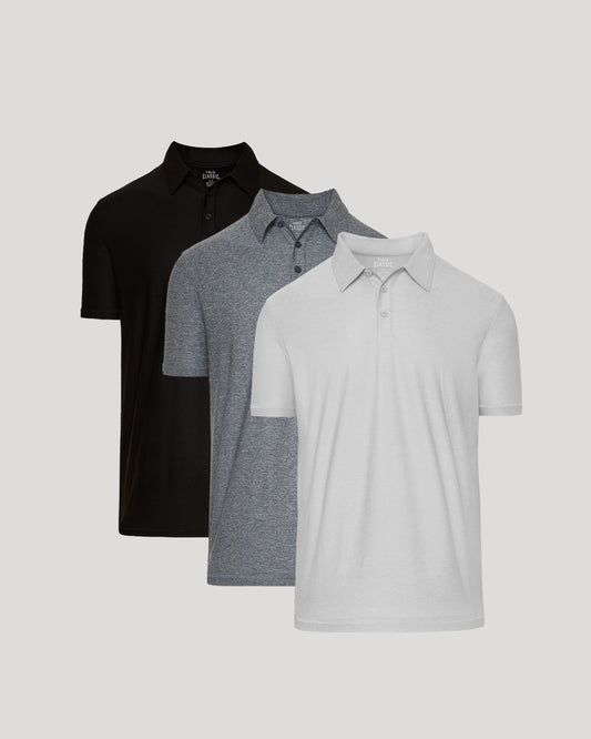 Active Short Sleeve Polo 3-Pack