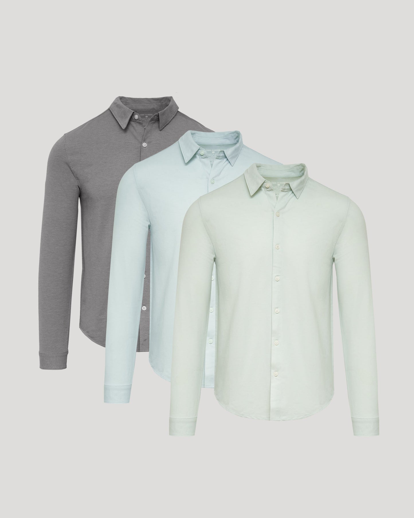 Long Sleeve Modern Knit Oxford 3-Pack