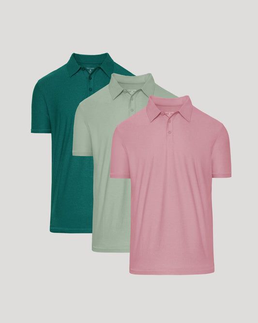 Limited Spring Active Polo 3-Pack