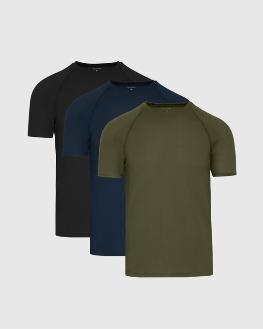 Shadow Tide Active Mesh Crew 3-Pack