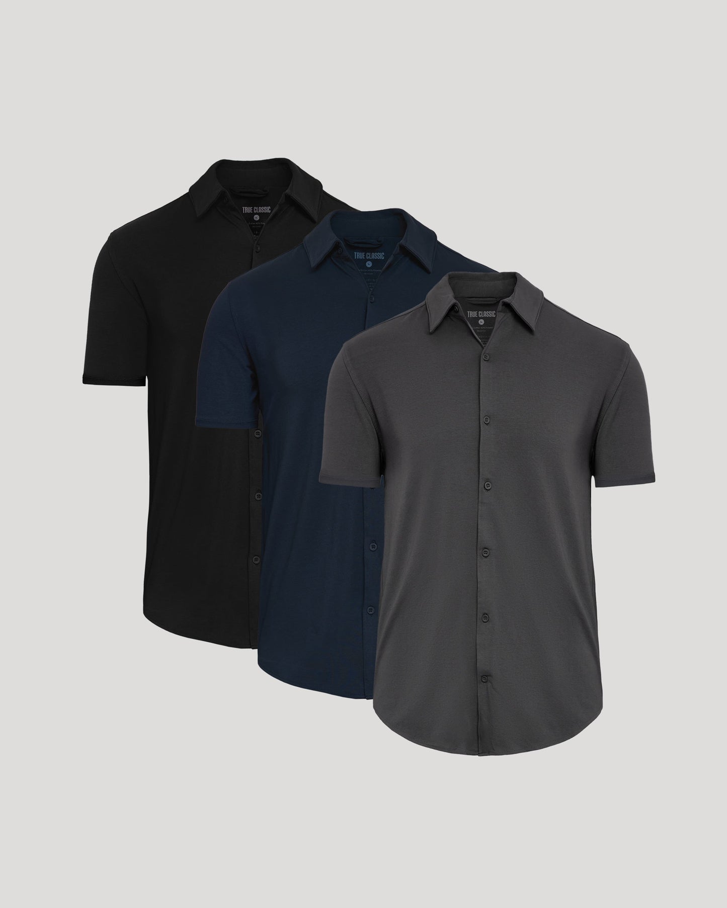 Short Sleeve Knit Shirt 3-Pack