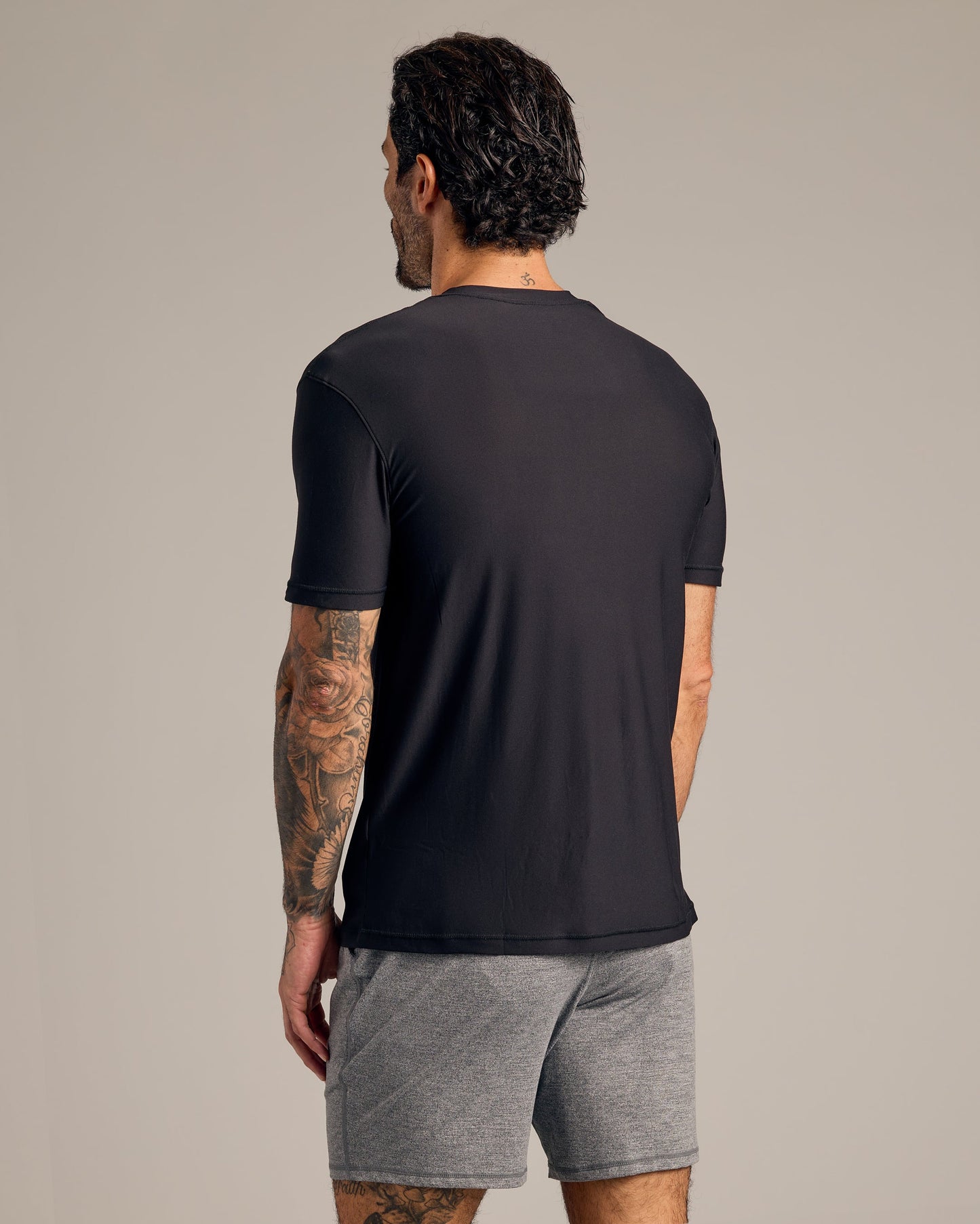 Black Active Crew and Jogger 2-Pack