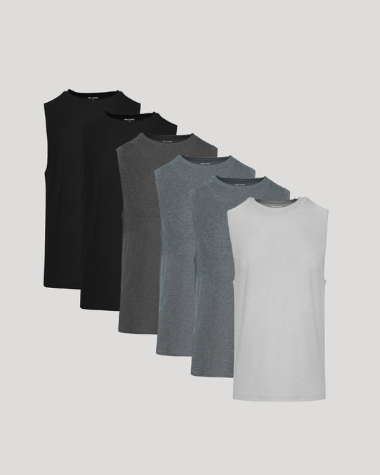 Sleeveless Active Muscle Tee 6-Pack