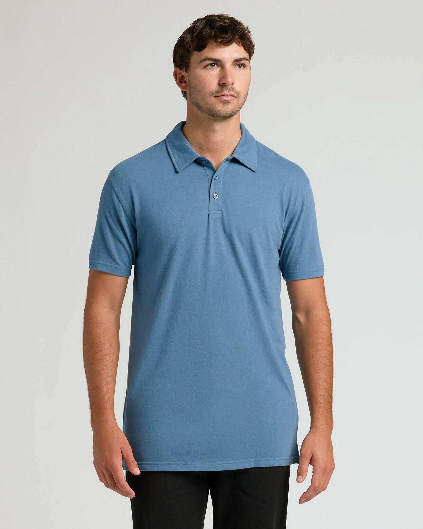 Indigo Short Sleeve Tall Polo