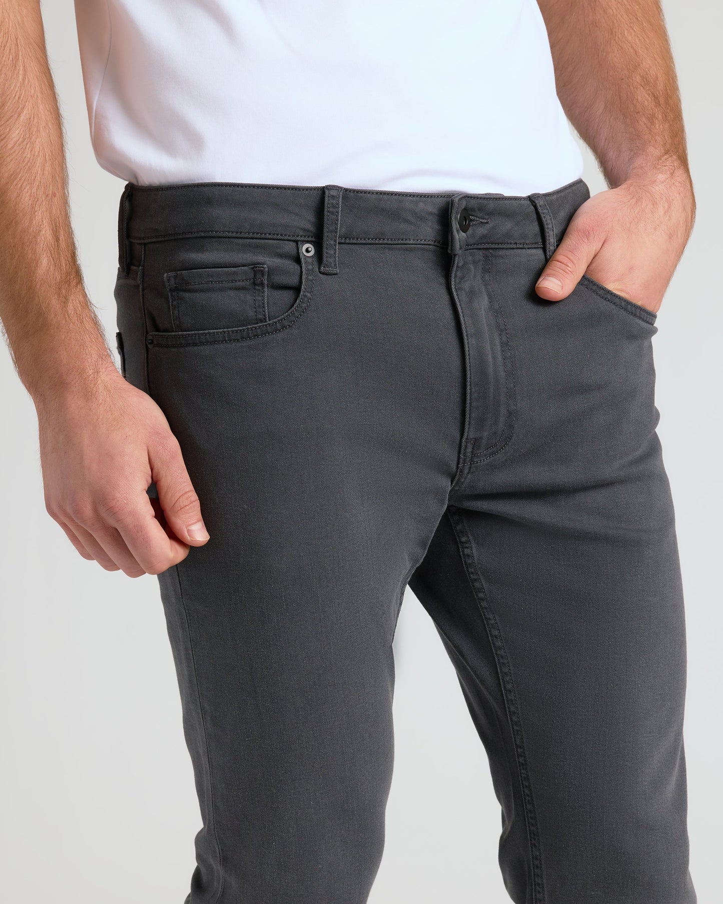 Gray Wash Slim Comfort Stretch Jeans