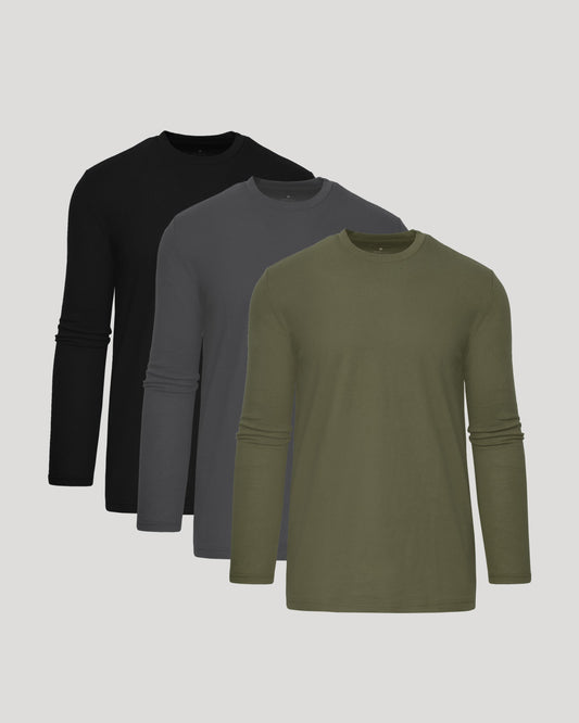 Tall Long Sleeve T-Shirt 3-Pack